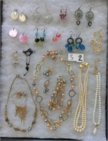 S2-lot costume jewelry (tray not for sale)