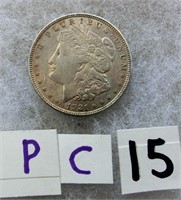 PC15- 1921 Morgan silver dollar