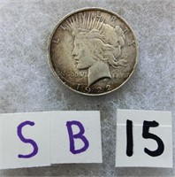SB15- 1922 Peace silver dollar