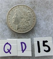 QD15- 1921 Morgan silver dollar