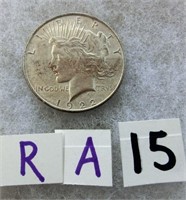 RA15- 1922 Peace silver dollar