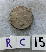 RC15- 1922S Peace silver dollar