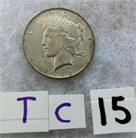 TC15- 1922 Peace silver dollars
