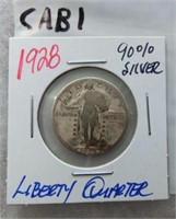 CAB1- 1928 standing liberty quarter
