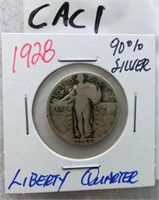 CAC1- 1928 standing liberty quarter