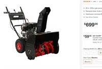 Legend Force 26 in. Two-Stage Gas Snow Blower