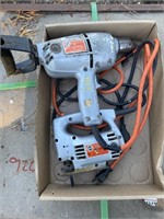 B&D hammer drill and jig saw