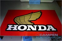 Skilt m/Honda logo 55x30cm