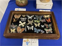 23 BUTTERFLY BROOCHES