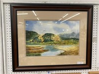 ORIGINAL WATERCOLOR LANDSCAPE