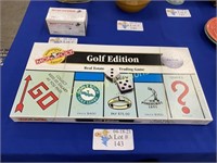 MONOPOLY PROPERTY TRADING BOARD GAME GOLF EDITION
