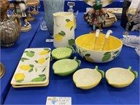 SOLEMON AND LIME SERVING PIECES