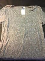 Divided Gray vneck tshirt - medium