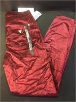 Guess Italian Fabric burgundy skinny pants- 27
