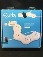 Quirky pivot power desktop protector