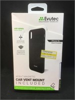 Evutec iPhone XS phone case & car vent mount