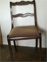 Vintage Carved Back Side Chair