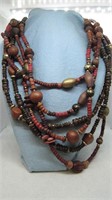 Lot of Assorted Wooden Beaded Necklaces