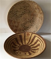 Native Style Baskets Hopi Man In Maze