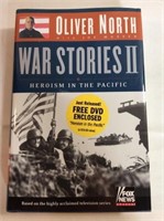 Oliver north war stories to autographed book