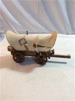 Wooden crafted covered wagon very detailed