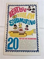 1968 the Beatles yellow submarine 20 pop out art