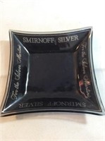 Smirnoff  silver ashtray