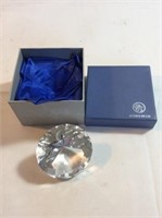 Longwin Large diamond  Crystal paperweight