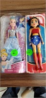 Disney Princess Doll, 12" & Wonder Woman Doll, 12"
