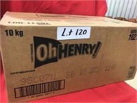 Chocolate Bars,Snack Size 'OhHenry', 10kg