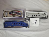 lot of 3 jack knives in the box
