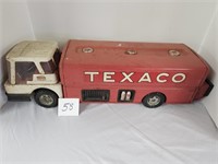 Texaco metal toy fueling truck