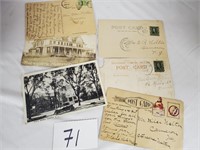 Vintage Post Cards with local Cameron NY marks