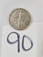 1942 Silver Half Dollar