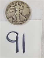 1941 Silver Half Dollar