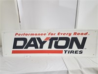 Larger tin Dayton Tires Sign