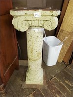 Roman style pedestal