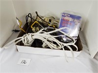 lot of extension cords ect.