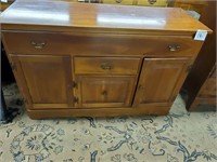 Solid wood server buffet made of cherry