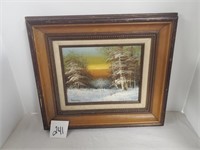 Painting in a wonderful frame