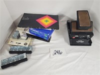 Polaroid camera and items