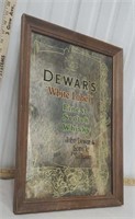 Dewar's White label whiskey mirror