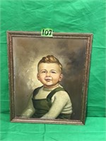 Early Framed Potrait of Boy