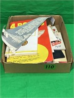 Vintage Paper Ephemera, Advertising, Cards