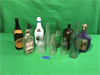 Assorted Glass Bottles