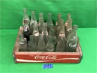 Glass Soda Bottles In Coca-Cola Crate
