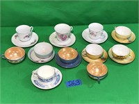 Lot of Misc Teacups/Saucers
