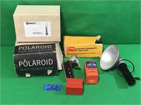 Polaroid Model 220 Land Camera & Other Misc