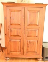 Lot #4138 - Country style Pine two door raised