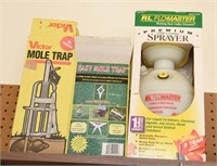 Lot #4198 - Victor mole trap in box, Easy mole